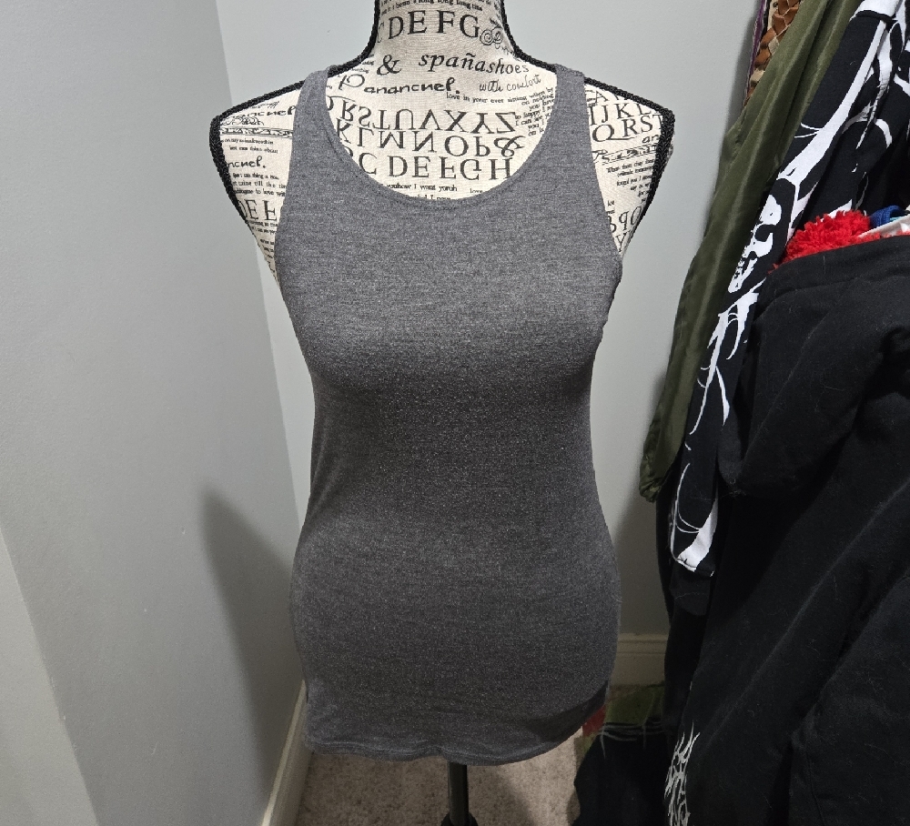 Lot Of Calvin Klein Gray Fitted Tank Tops